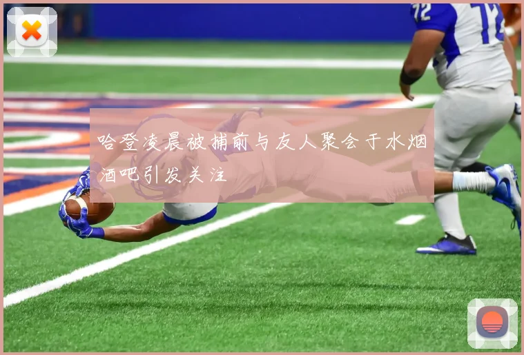 哈登凌晨被捕前与友人聚会于水烟酒吧引发关注